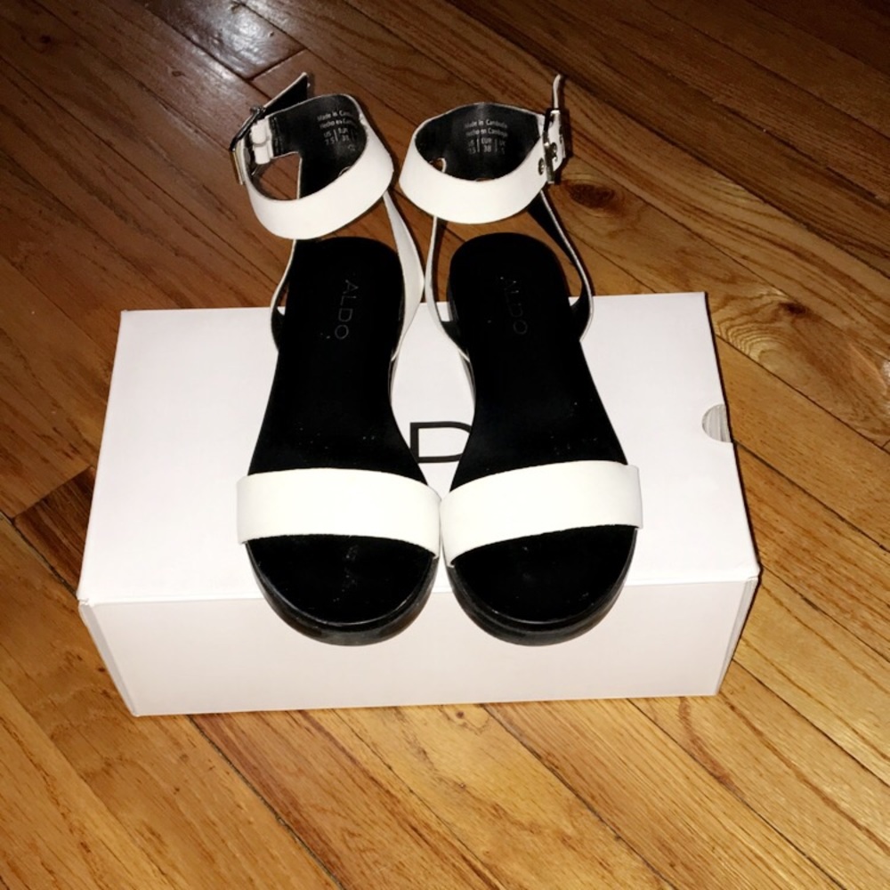 Aldo sandals.